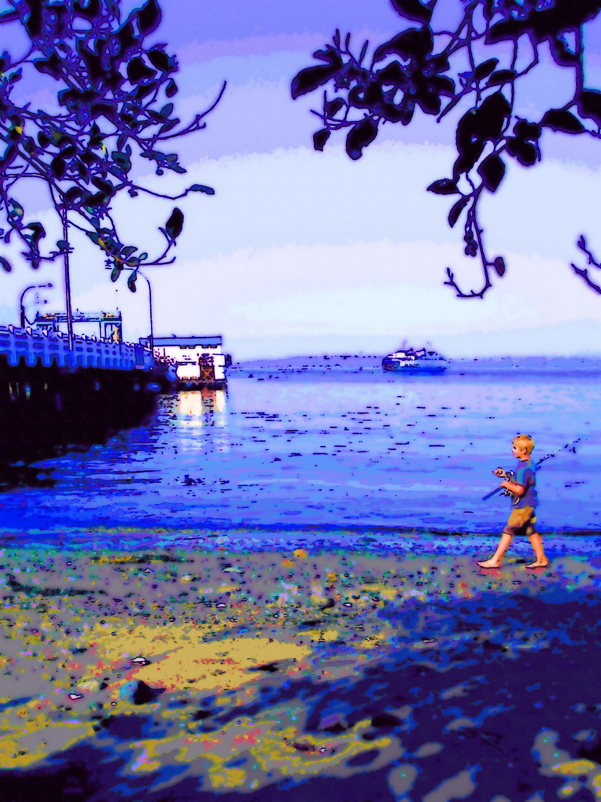 Click to Enlarge-Esc to Close ArtWork1/DigitalArt/11-boyfishing10xBlueLineEnhancedwc1.jpg